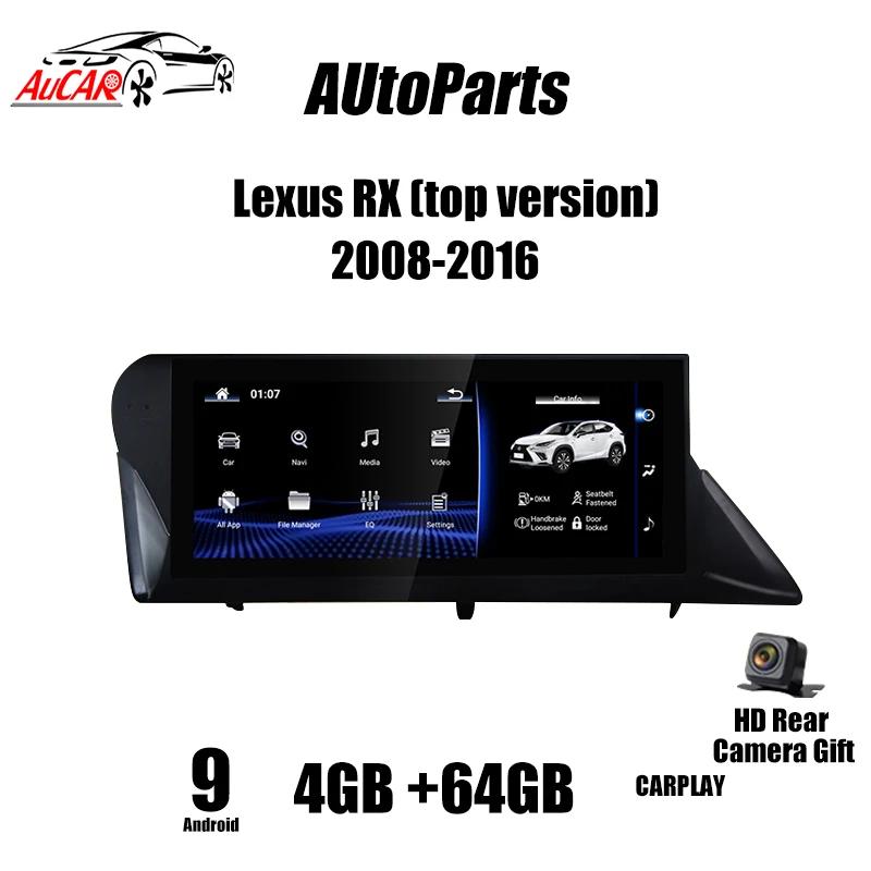 KUKUZ 10.25" Android 9.0 Car Stereo For Lexus RX Classic 2009-2014 Car Radio Video Multimedia Player GPS Navi IPS DVD Head unit
KUKUZ 10.25" Android 9.0 Car Stereo For Lexus RX Classic 2009-2014 Car Radio Video Multimedia Player GPS Navi IPS DVD Head unit