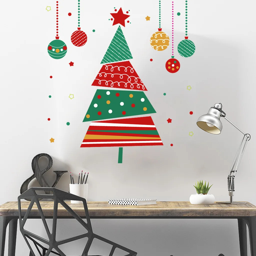 Christmas Tree Festival Gifts Wall Stickers For Kids Rooms Store Window Home Decor Cartoon New Year Wall Decals Art PVC Sticker
Christmas Tree Festival Gifts Wall Stickers For Kids Rooms Store Window Home Decor Cartoon New Year Wall Decals Art PVC Sticker