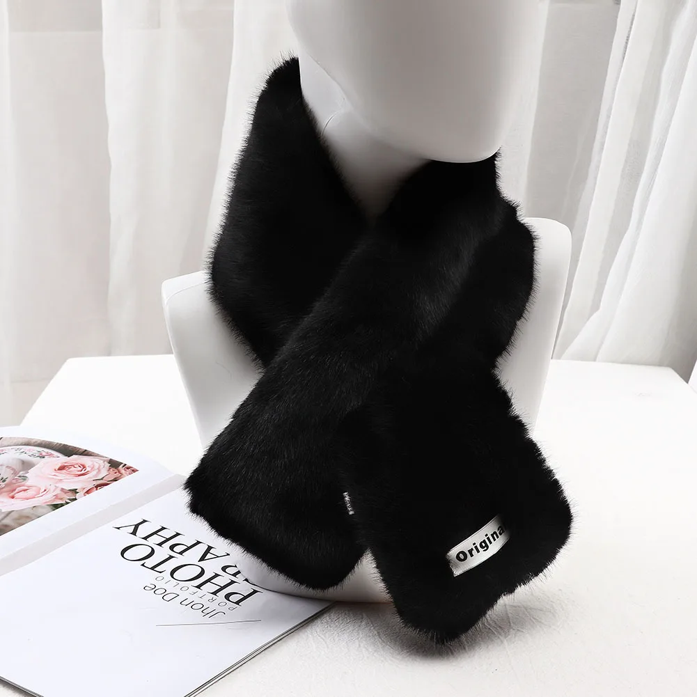 2021 New Winter Black Faux Rabbit Fur Scarf Bandana Echarpe Fourrure Femme Thick Warm Neck Collar Ring Scarfs for Ladies Muffler
2021 New Winter Black Faux Rabbit Fur Scarf Bandana Echarpe Fourrure Femme Thick Warm Neck Collar Ring Scarfs for Ladies Muffler