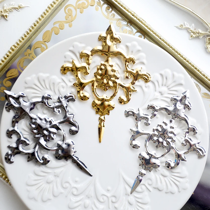 6PC Lolita accessories handmade Metal Charms DIY Jewelry Metal Craft Headwear accessories Hollow relief Crossing
6PC Lolita accessories handmade Metal Charms DIY Jewelry Metal Craft Headwear accessories Hollow relief Crossing