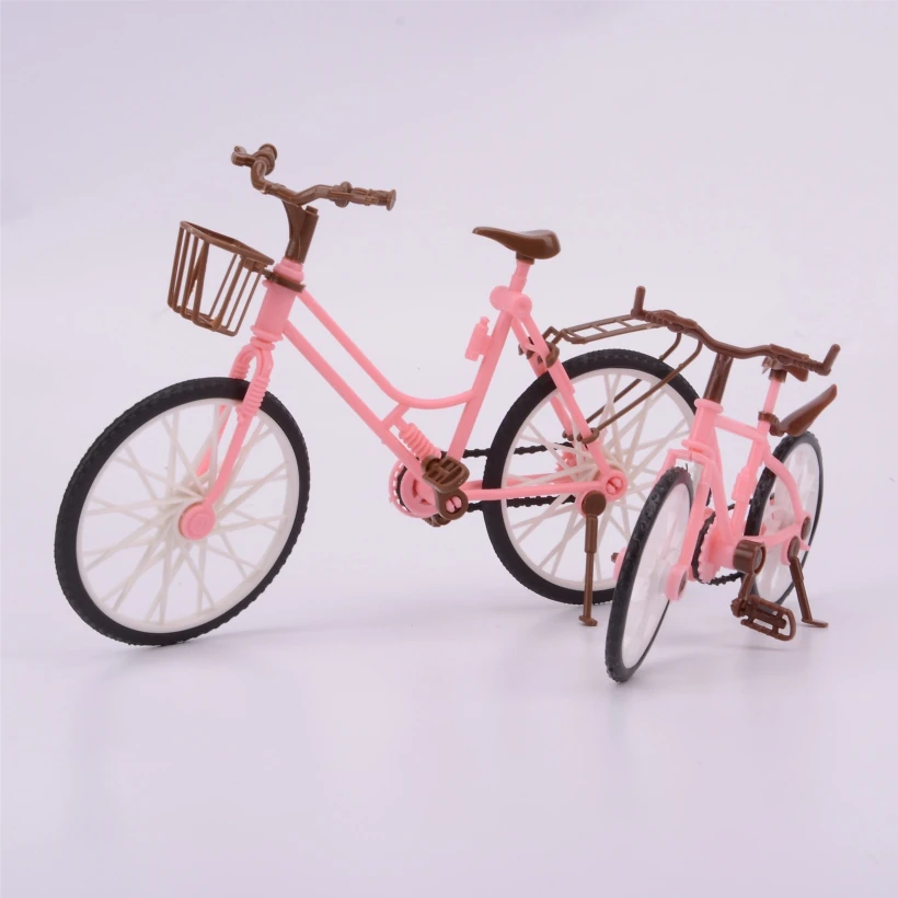Моделирование кукла аксессуары розовый пластиковый велосипед хоббитая лошадь