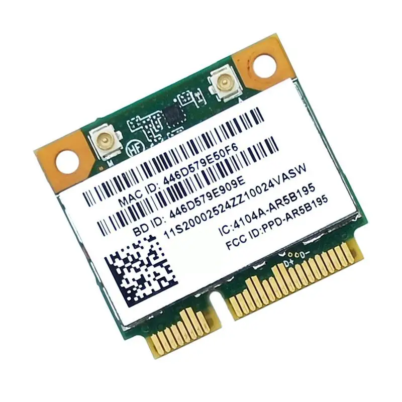 Brand New WiFi Card Bluetooth 3.0 Wlan Card Wireless WiFi Network WiFi Network Adapter For Lenovo G480 G580 G780 Y480 Y580 Y570
Brand New WiFi Card Bluetooth 3.0 Wlan Card Wireless WiFi Network WiFi Network Adapter For Lenovo G480 G580 G780 Y480 Y580 Y570