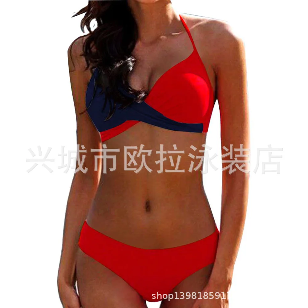 Euler 2019 new sexy hard pack split swimsuit color matching multi color Swimsuit Bikini
Euler 2019 new sexy hard pack split swimsuit color matching multi color Swimsuit Bikini