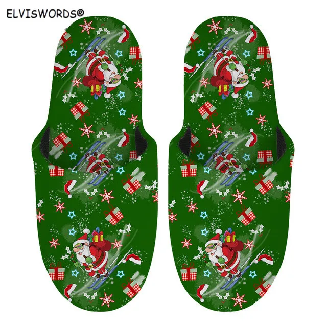 ELVISWORDS Christmas Decor Style Design Warm Women's Home Slippers Stylish Ladies Indoor Slip-on Slides Soft FeMALE Warm Shoes
ELVISWORDS Christmas Decor Style Design Warm Women's Home Slippers Stylish Ladies Indoor Slip-on Slides Soft FeMALE Warm Shoes