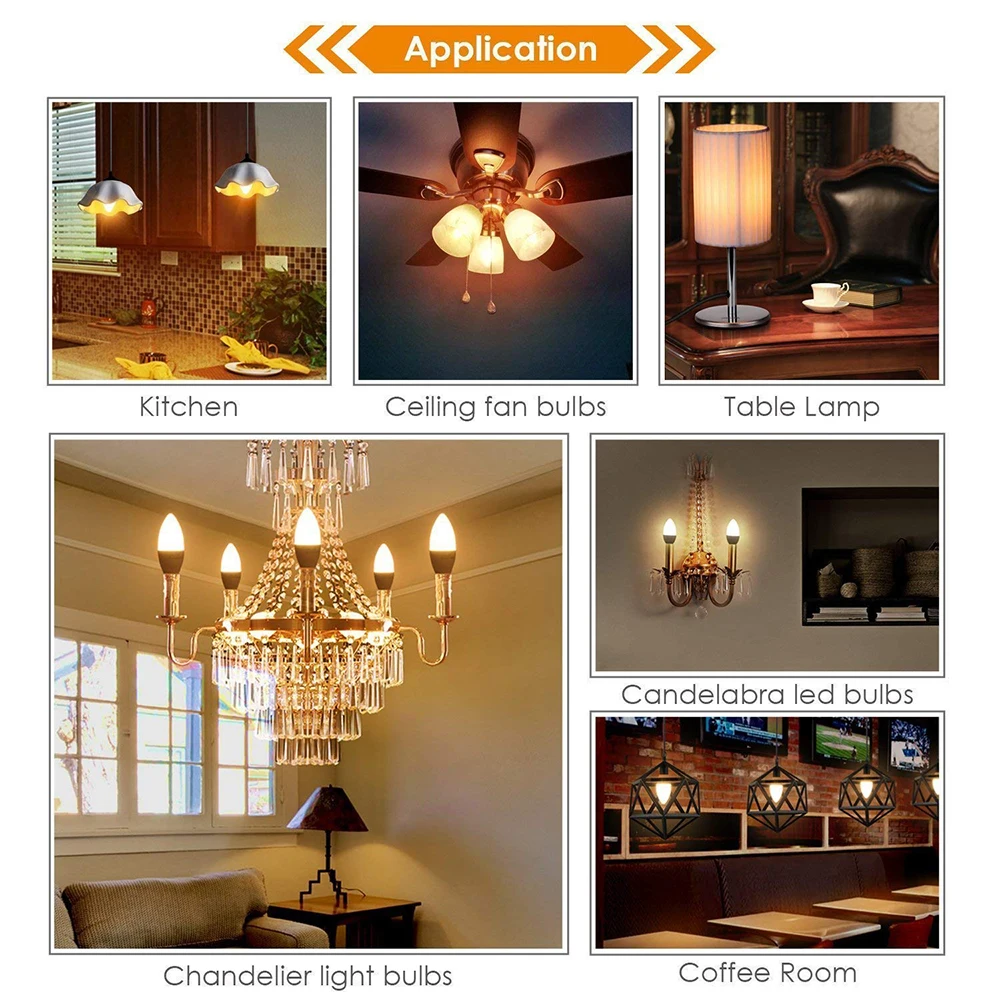 LED Candle Light Bulb E27 E14 Lamp Indoor Light 220V Glass Bulb Vintage Candle Light 5W Chandelier Lighting For Home Decoration
LED Candle Light Bulb E27 E14 Lamp Indoor Light 220V Glass Bulb Vintage Candle Light 5W Chandelier Lighting For Home Decoration