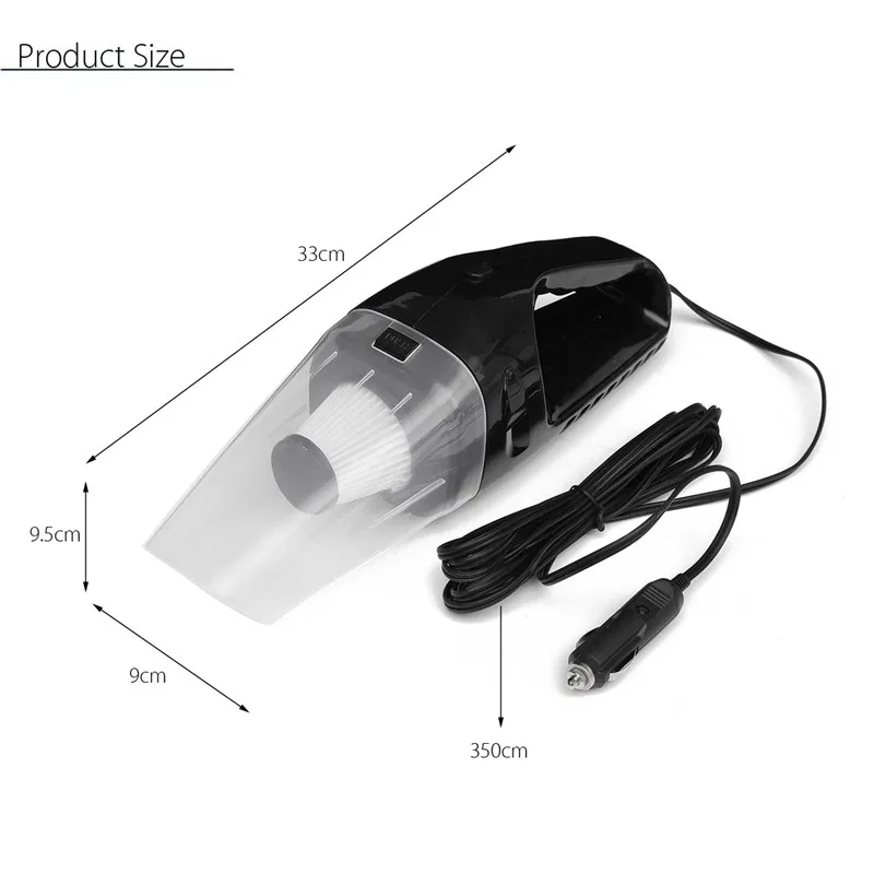 Car Vacuum Cleaner 150W 12V Portable Handheld Auto Vacuum Cleaner Wet Dry Dual Use Duster Asur Voiture
Car Vacuum Cleaner 150W 12V Portable Handheld Auto Vacuum Cleaner Wet Dry Dual Use Duster Asur Voiture
