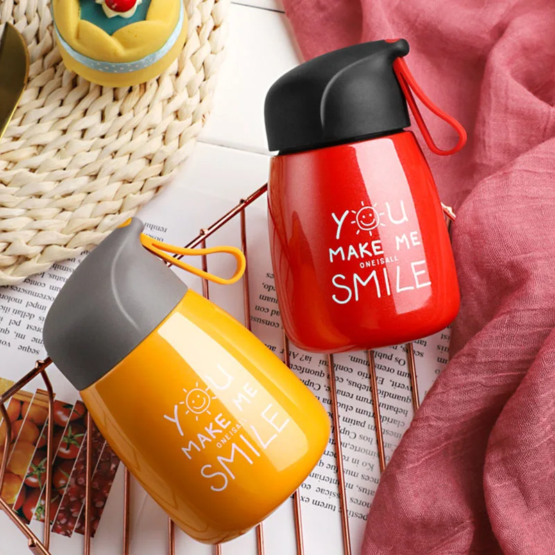 Mini Thermal Water Bottles Cute 304 Stainless Steel Thermos Bottle Portable Belly Cups Leakproof Vacuum Flask With Silicone Rope
Mini Thermal Water Bottles Cute 304 Stainless Steel Thermos Bottle Portable Belly Cups Leakproof Vacuum Flask With Silicone Rope