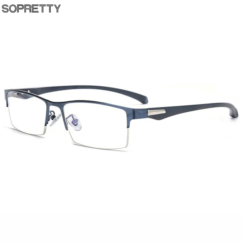 Titanium Alloy+TR90 Males Business Glasses Frame, Square Men's Prescription Optical Eyewear Frames For Myopia, Hyperopia F071
Titanium Alloy+TR90 Males Business Glasses Frame, Square Men's Prescription Optical Eyewear Frames For Myopia, Hyperopia F071