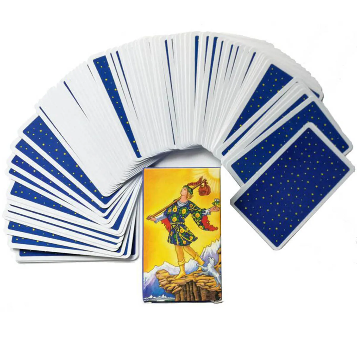 Spanish English Version Rider Wait Tarot Deck Cards Games Classic Board Game Divination Card With Paper Instruction Manual
Spanish English Version Rider Wait Tarot Deck Cards Games Classic Board Game Divination Card With Paper Instruction Manual