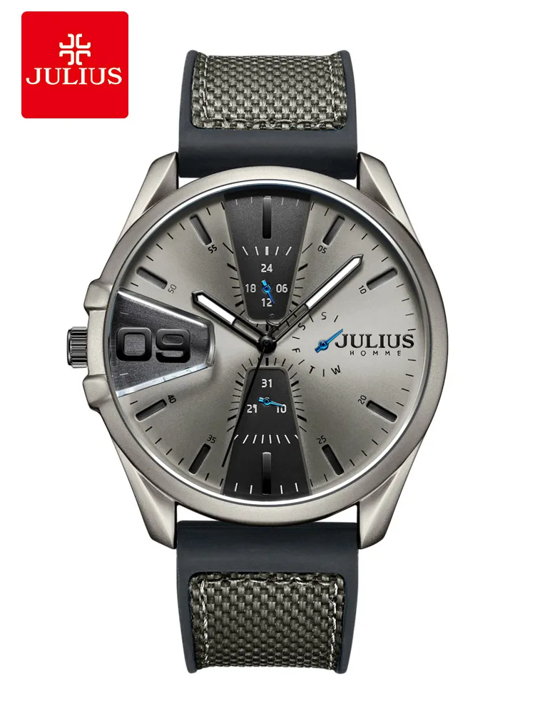 4 Colors Real Multi-function Men's Watch Japan Quartz Hours Fine Fashion Sport Bracelet Boy's Gift Julius Box
4 Colors Real Multi-function Men's Watch Japan Quartz Hours Fine Fashion Sport Bracelet Boy's Gift Julius Box