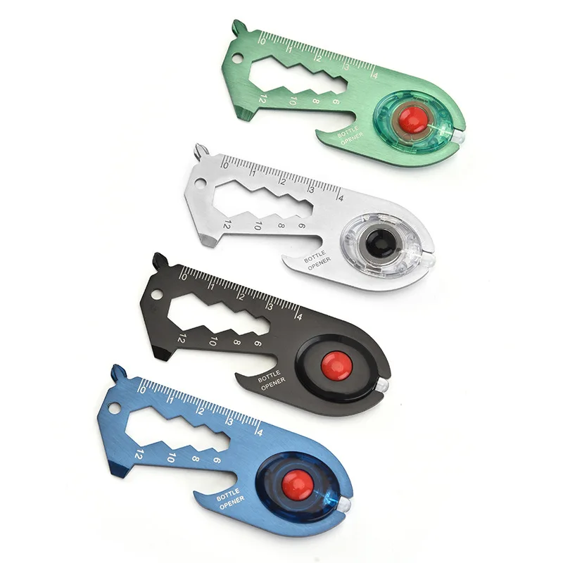 LED Light Outdoor Multi-function EDC Card Opener Keychain Multi-purpose Gadgets Wallet Knife Camping Tool Screwdriver Survive
LED Light Outdoor Multi-function EDC Card Opener Keychain Multi-purpose Gadgets Wallet Knife Camping Tool Screwdriver Survive