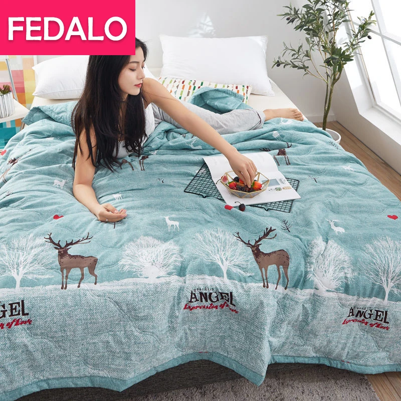 Washed cotton air-conditioning quilt, cool in summer, single double spring and autumn quilt, student and child summer quilt 
Washed cotton air-conditioning quilt, cool in summer, single double spring and autumn quilt, student and child summer quilt