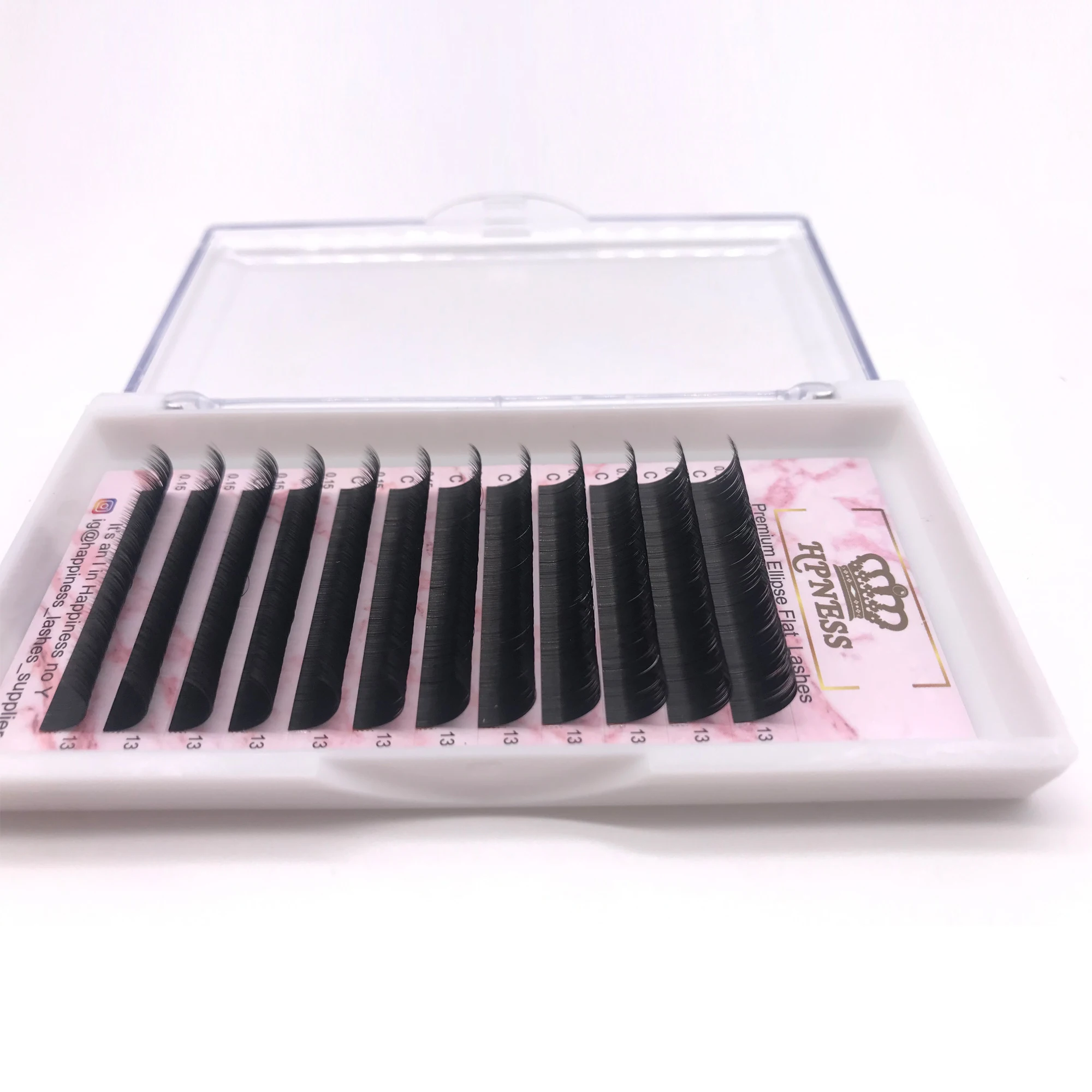 New Flat Ellipse Eyelashes Extension Split Tips Ellipse Shaped Super Soft Silk False Ellipse Lashes
New Flat Ellipse Eyelashes Extension Split Tips Ellipse Shaped Super Soft Silk False Ellipse Lashes