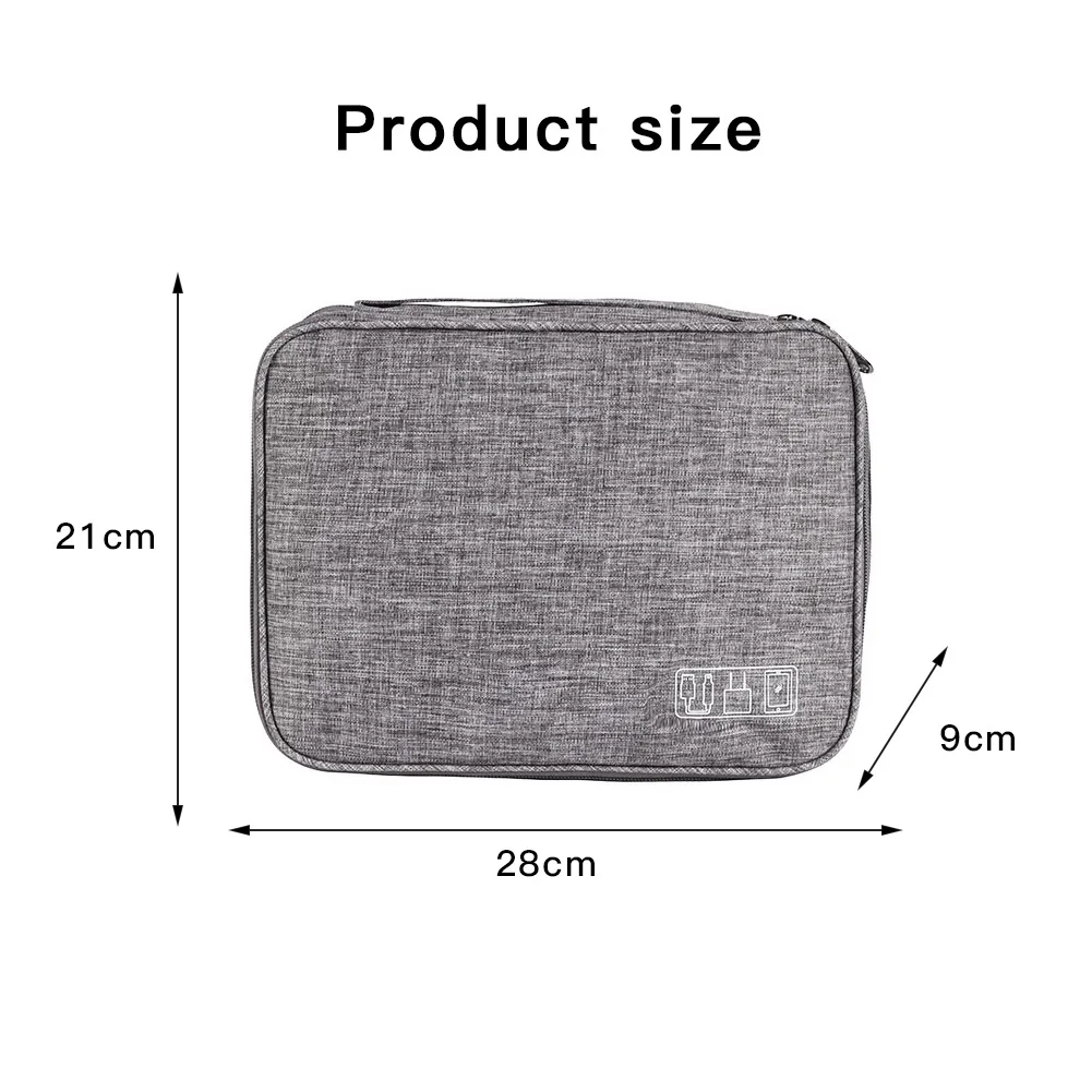 3-layer Electronics Storage Bag Polyester Multi-functional Organizer Data Cable Storage Case Bag For Dropshipping Wholesale
3-layer Electronics Storage Bag Polyester Multi-functional Organizer Data Cable Storage Case Bag For Dropshipping Wholesale