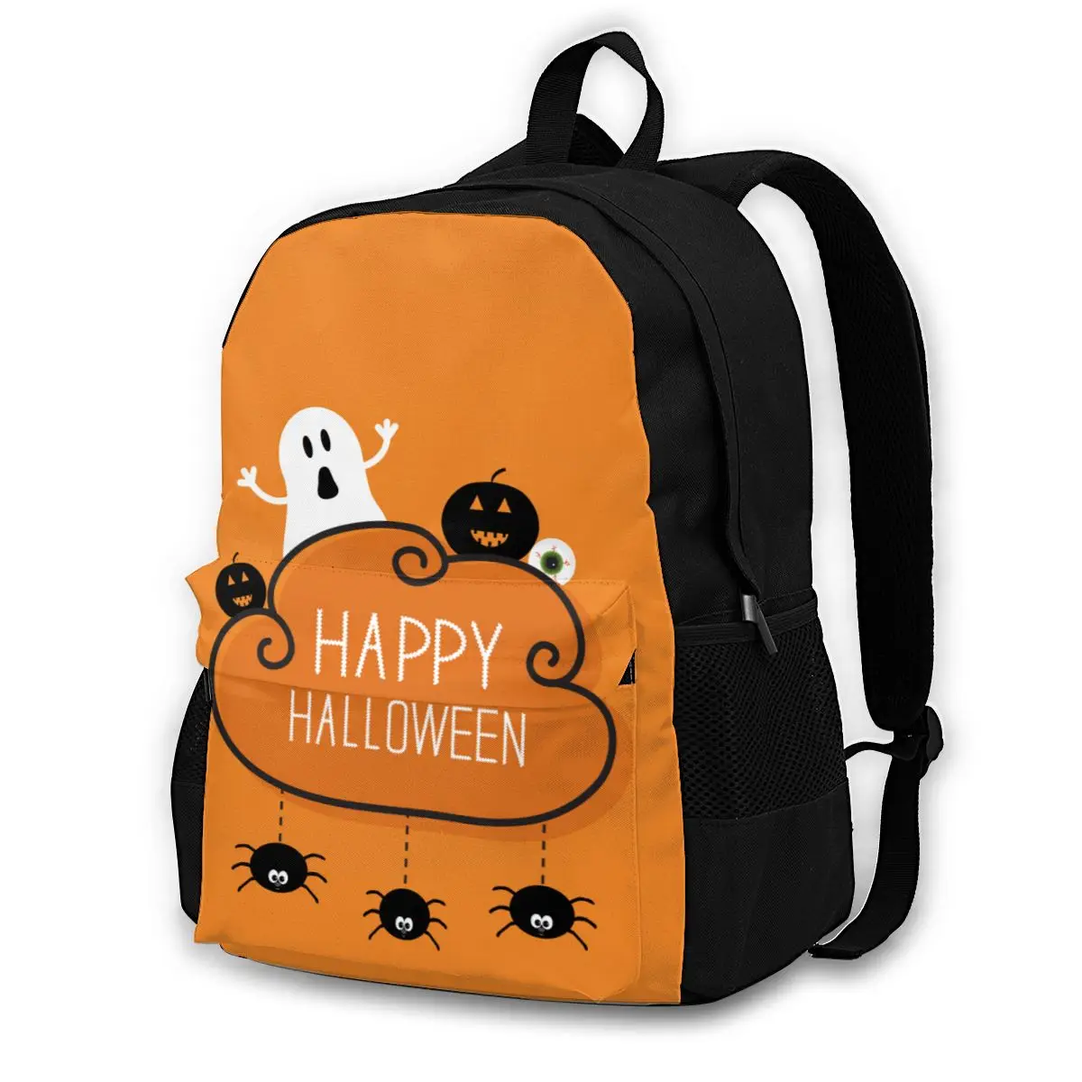 Happy Halloween Spooky Bugs Backpacks Holiday Polyester Jogging Unisex Backpack Big Cool Bags
Happy Halloween Spooky Bugs Backpacks Holiday Polyester Jogging Unisex Backpack Big Cool Bags