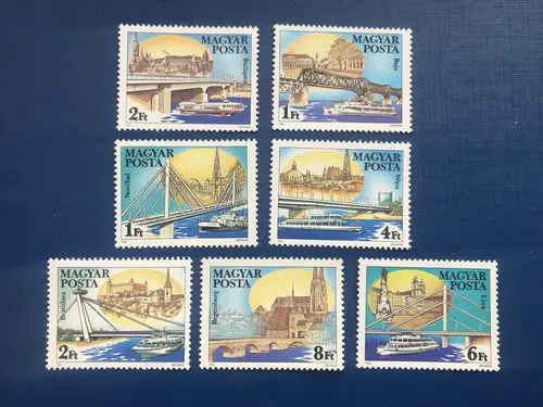 7Pcs/Set New Hungary Post Stamp 1985 Iron Bridge Over The Danube Stamps MNH
7Pcs/Set New Hungary Post Stamp 1985 Iron Bridge Over The Danube Stamps MNH
