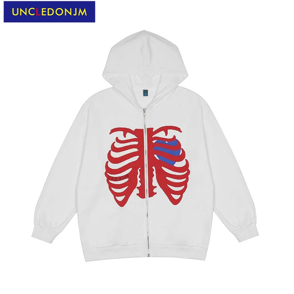 UNCLEDONJM Skeleton hoodies fashion hoodie men harajuku hoodie zip up hoodie vintage hoodie men Street wear HIP HOP Hoodies 7177
UNCLEDONJM Skeleton hoodies fashion hoodie men harajuku hoodie zip up hoodie vintage hoodie men Street wear HIP HOP Hoodies 7177
