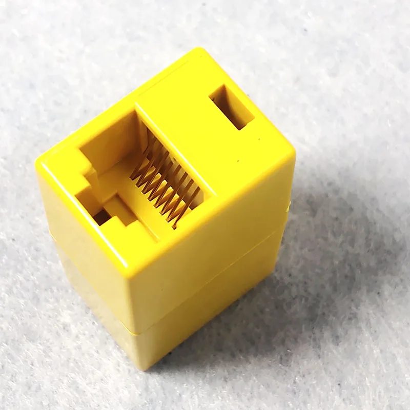 Yellow 8PIN RED Connector RJ45 Socket Gold plated 8Pins Plastic Socket Cable Adapter
Yellow 8PIN RED Connector RJ45 Socket Gold plated 8Pins Plastic Socket Cable Adapter