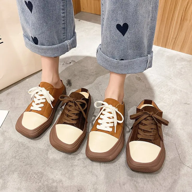 Shoes Square Toe Woman's Slippers Luxury Slides Low Loafers 2021 Designer Flat Cover PU Bonded Leather Rubber Basic Cross-tied
Shoes Square Toe Woman's Slippers Luxury Slides Low Loafers 2021 Designer Flat Cover PU Bonded Leather Rubber Basic Cross-tied