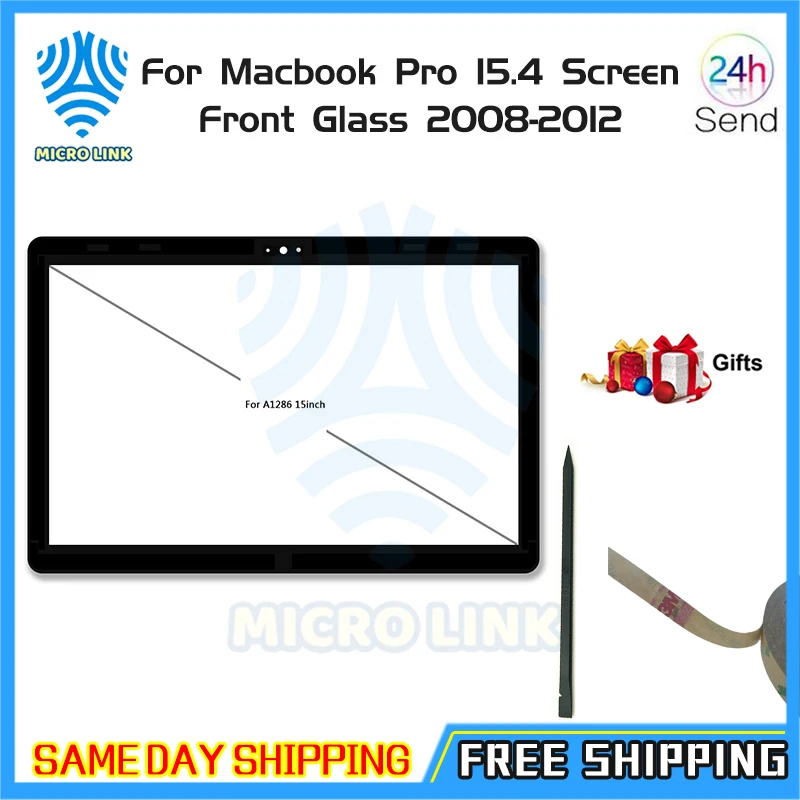 Orignal A1286 ЖК стекло для MacBook Pro 15 дюймов MB470 MC026 MC371 переднее 2008 до 2012|a1286 lcd|lcd a1286macbook pro