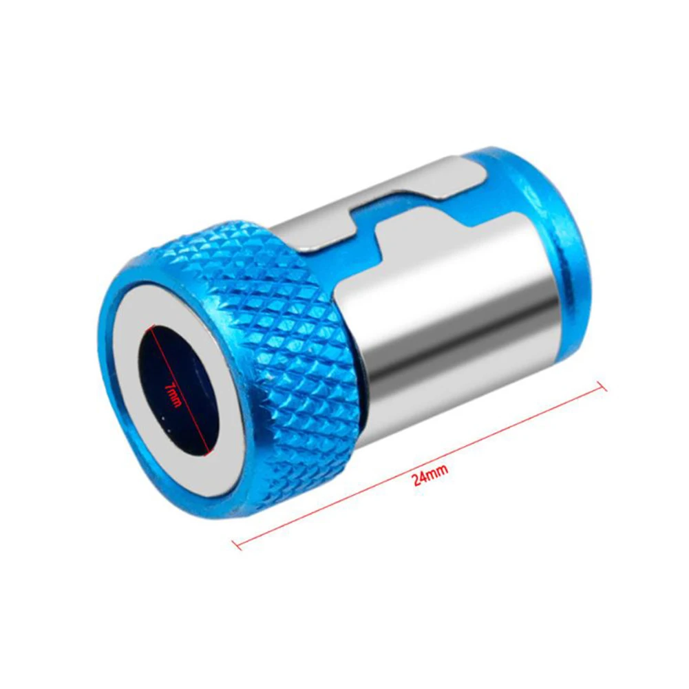2Pcs Metal Screwdriver Head Magnetic Ring Steel Sleeve Electric Screwdriver Bit For 6.35mm (1/4 \\\") Hex Magnet Driver Blue
2Pcs Metal Screwdriver Head Magnetic Ring Steel Sleeve Electric Screwdriver Bit For 6.35mm (1/4 \\\") Hex Magnet Driver Blue