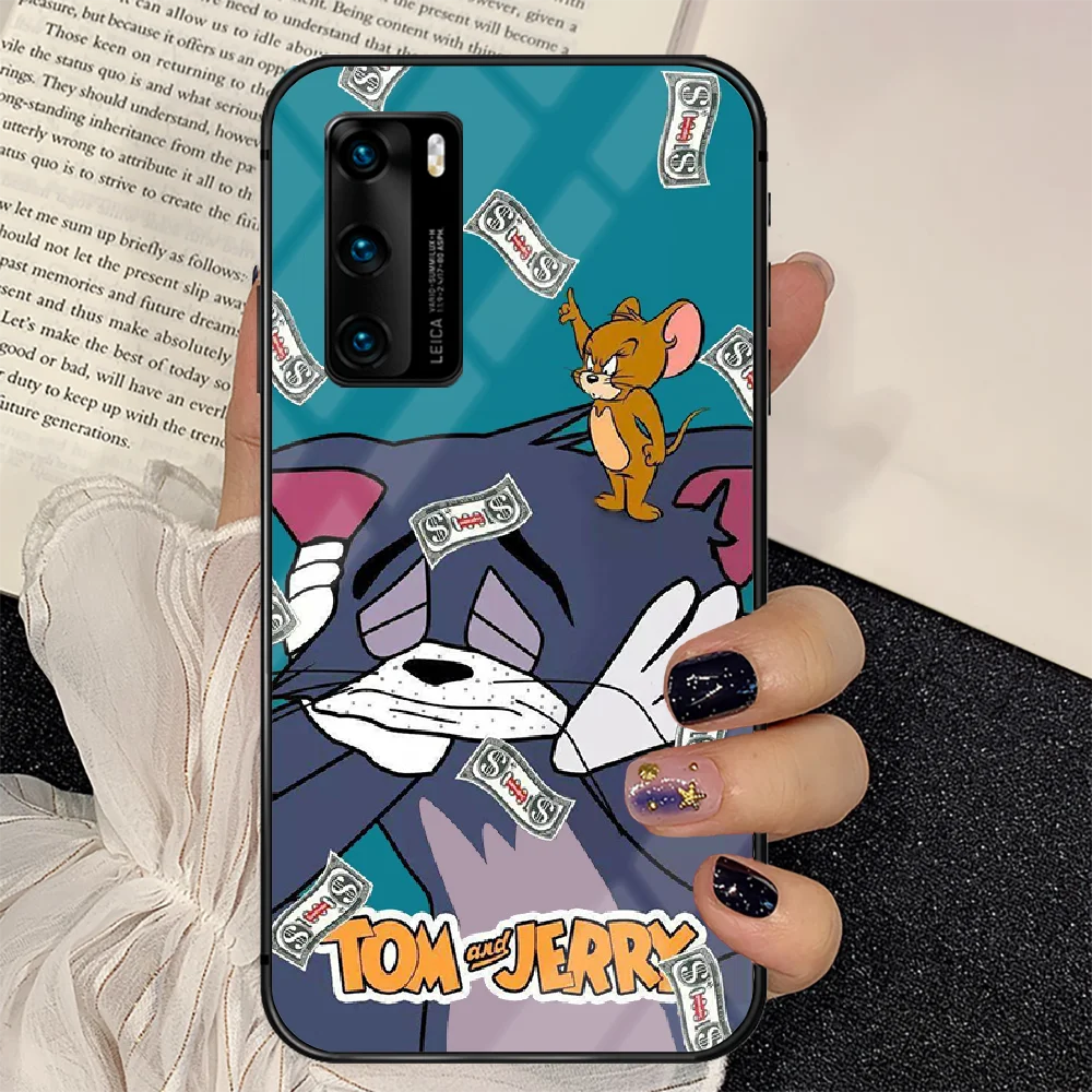 Jerry Tom Good Friend Phone Tempered Glass Case Cover For Huawei P Nova Mate 5T 20 30 40 E Pro Lite Smart 2019 2021 Prime 
Jerry Tom Good Friend Phone Tempered Glass Case Cover For Huawei P Nova Mate 5T 20 30 40 E Pro Lite Smart 2019 2021 Prime