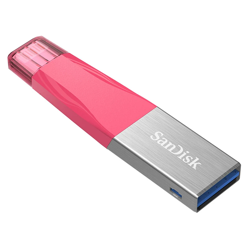 SanDisk USB флеш-накопитель iXPand 3 0 64 Гб 128 OTG Lightning розовый SDIX40N карта памяти MFi для iPhone iPad