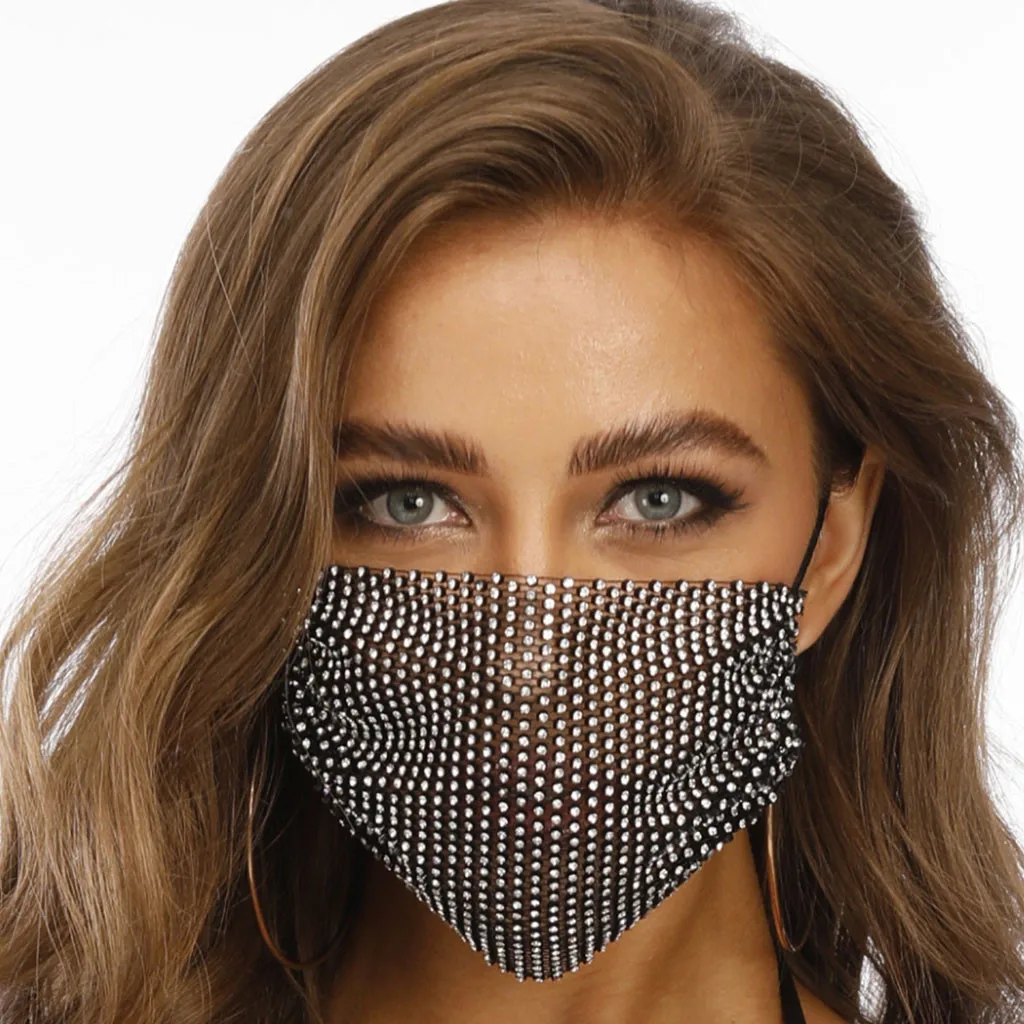 Unisex Sexy Glitter Rhinestone Funny Mask 1 Pc Diamond Crytal Decor Facemask Mesh Net Black Party Masks Wedding Nightclub Muffle
Unisex Sexy Glitter Rhinestone Funny Mask 1 Pc Diamond Crytal Decor Facemask Mesh Net Black Party Masks Wedding Nightclub Muffle