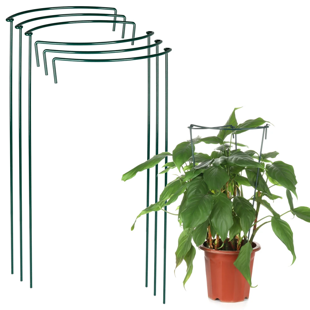 Bracket Climbing Vine Support Plastic Coated Plant Supports For Garden Flower Holder 40CM Stake Gardening Stand
Bracket Climbing Vine Support Plastic Coated Plant Supports For Garden Flower Holder 40CM Stake Gardening Stand
