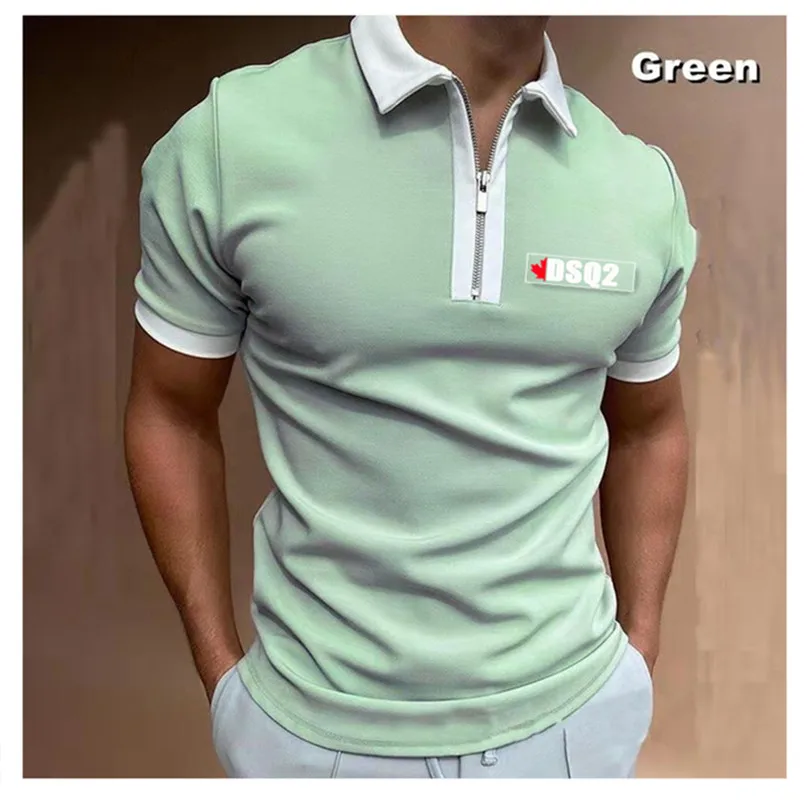high-quality solid color short-sleeved Polo shirt Patchwork color collar 2021 summer men's fashion classic casual business Tops
high-quality solid color short-sleeved Polo shirt Patchwork color collar 2021 summer men's fashion classic casual business Tops