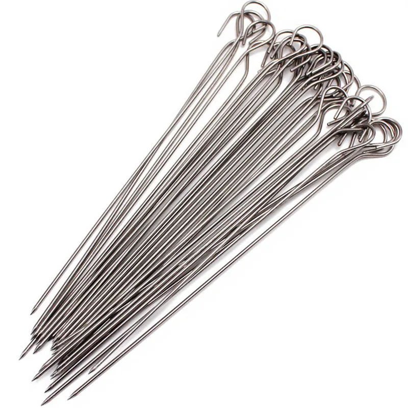10 20 pcs Outdoor camping picnic tools Round Roast Skewers Needle stick Stainless Steel BBQ Barbeque Skewers kitchen utensils
10 20 pcs Outdoor camping picnic tools Round Roast Skewers Needle stick Stainless Steel BBQ Barbeque Skewers kitchen utensils