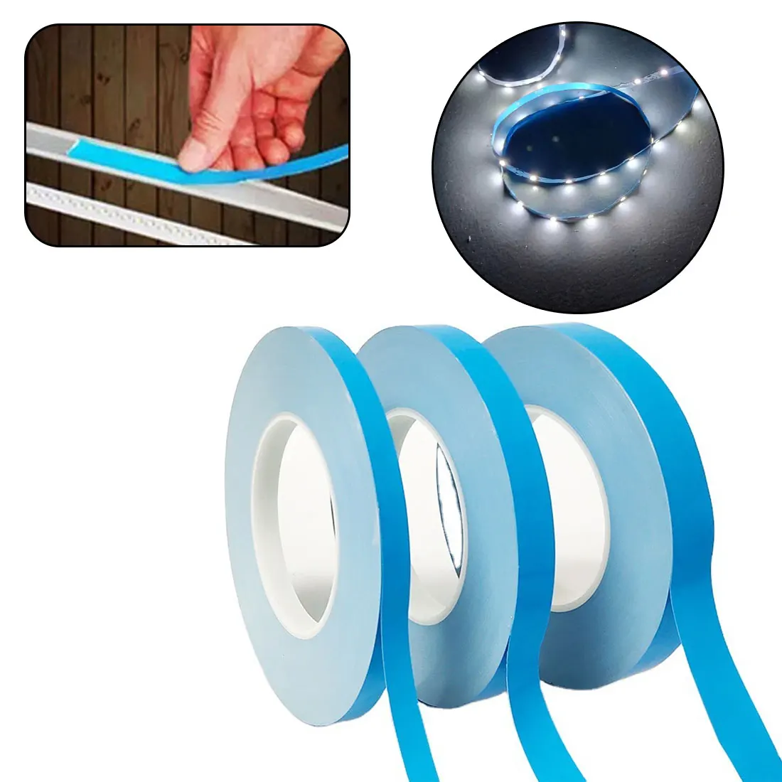 25 Meters / Roll 3-25mm Width Double Side Transfer Tape Thermal Conductive Adhesive Tape for PCB Chip LED Strip Heat Sink
25 Meters / Roll 3-25mm Width Double Side Transfer Tape Thermal Conductive Adhesive Tape for PCB Chip LED Strip Heat Sink