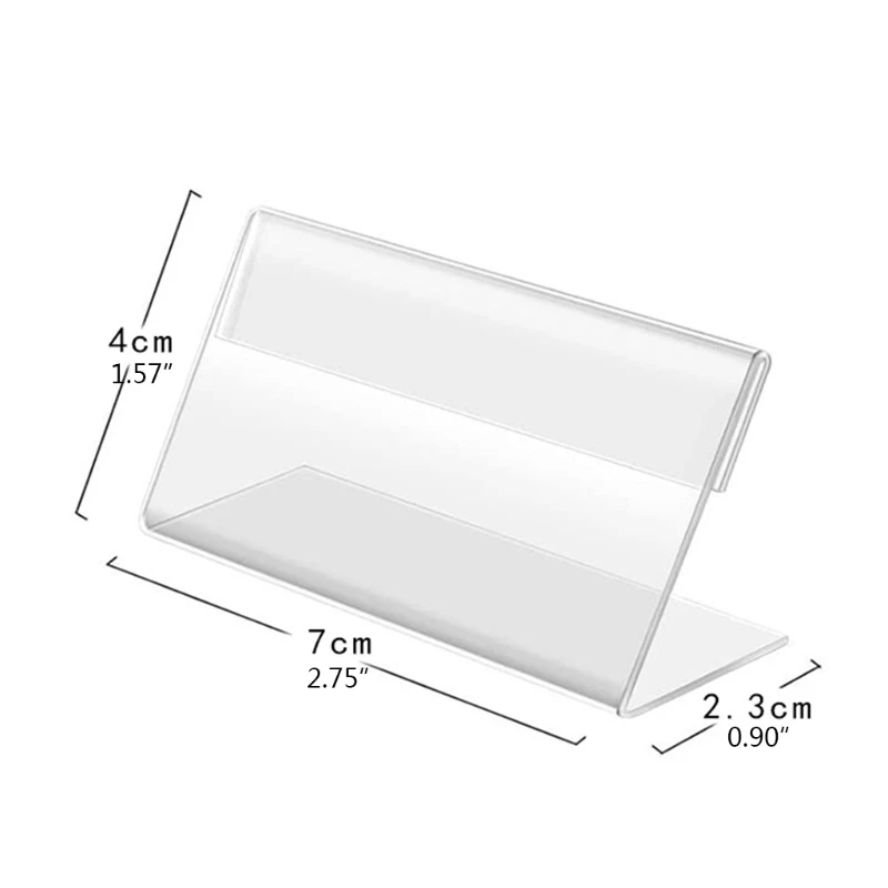 20 Pcs 2.75x1.57in Clear Acrylic Stands Price Card Display Stand Sign Display Holder for Book Shops Boutiques
20 Pcs 2.75x1.57in Clear Acrylic Stands Price Card Display Stand Sign Display Holder for Book Shops Boutiques
