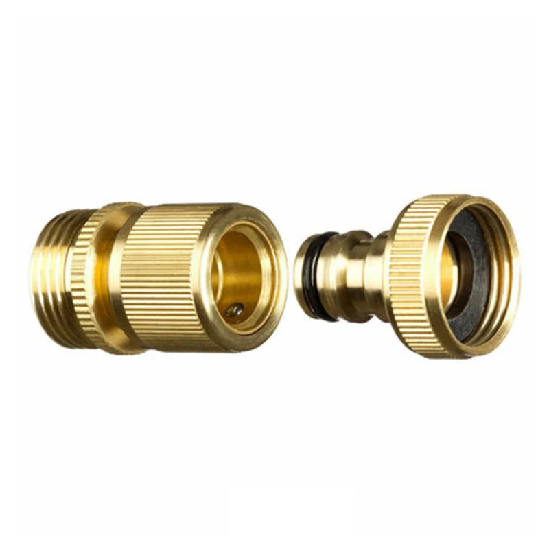Replacement Hose Connector Garden 3/4 Inch Brass Easy Connect Fitting Yard Tool Accessories
Replacement Hose Connector Garden 3/4 Inch Brass Easy Connect Fitting Yard Tool Accessories