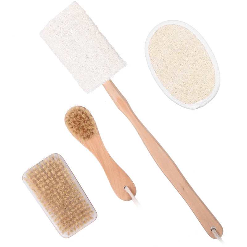 Body Brush Shower Brush Exfoliating Body Scrub Kit , Dry Body Brush, Loofah Back Scrubber
Body Brush Shower Brush Exfoliating Body Scrub Kit , Dry Body Brush, Loofah Back Scrubber