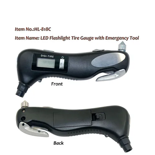 BSCI Audited Factory ISO9001 BolerGifts Basics Digital Tire Pressure Gauge with Emergency Escape Tools and LED Flashlight
BSCI Audited Factory ISO9001 BolerGifts Basics Digital Tire Pressure Gauge with Emergency Escape Tools and LED Flashlight
