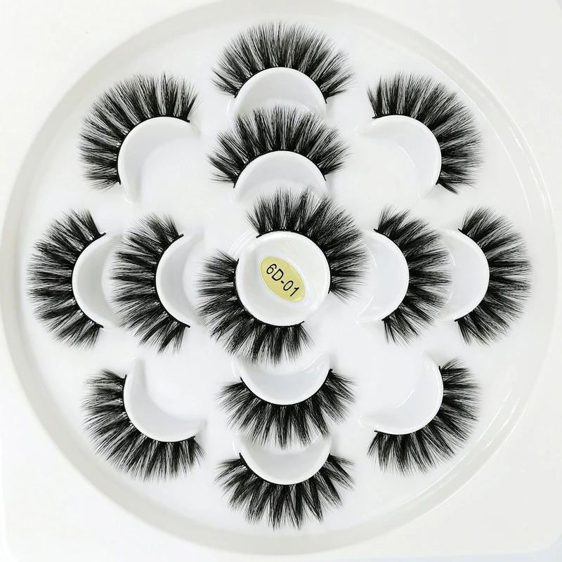NEW Handmade 6D Three-Dimensional False Eyelashes Handmade Naturally Thick 7 Pairs New Flower Shaped Lotus Plate False Eyelashes
NEW Handmade 6D Three-Dimensional False Eyelashes Handmade Naturally Thick 7 Pairs New Flower Shaped Lotus Plate False Eyelashes