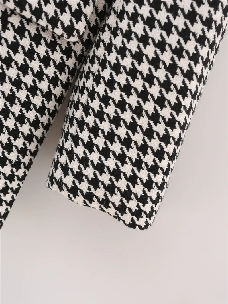 TMODA1771 Za 2021 Autumn Winter Women Patchwork Houndstooth Blazers Ladies Double Breasted Straight Jacket Female Coats Outwear
TMODA1771 Za 2021 Autumn Winter Women Patchwork Houndstooth Blazers Ladies Double Breasted Straight Jacket Female Coats Outwear