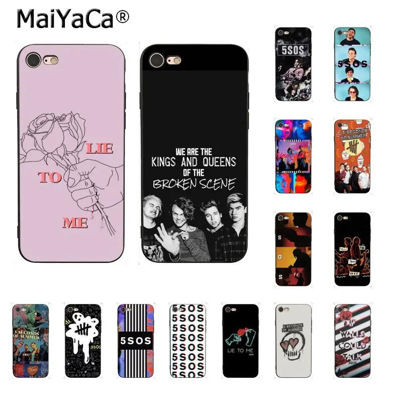 5Sos band youngкровь 5 секунд лета чехол для телефона iPhone 11 Pro XS MAX XR 8 7 6 Plus 5S SE 12 mini 12Pro