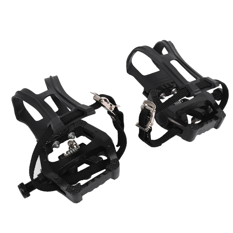 SPD Pedals with Toe Clip Straps for Shimano SPD Pedals Bike Peloton Pedals Indoor Exercise Cycling Pedals
SPD Pedals with Toe Clip Straps for Shimano SPD Pedals Bike Peloton Pedals Indoor Exercise Cycling Pedals