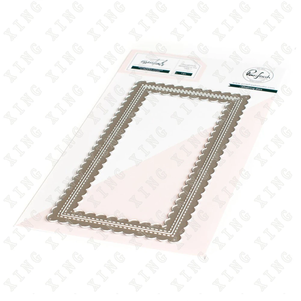 Hot Sale Slimline Stitched Scalloped Rectangle New Metal Cutting Dies Diy Scrapbook Embossed Paper Card Album Craft Decoration
Hot Sale Slimline Stitched Scalloped Rectangle New Metal Cutting Dies Diy Scrapbook Embossed Paper Card Album Craft Decoration