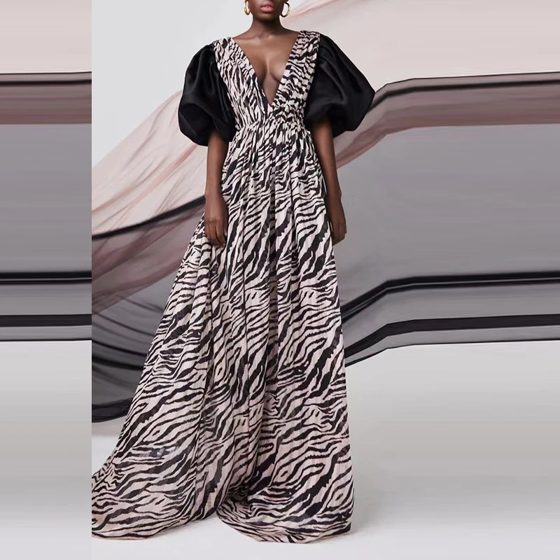 Fashion Designer 2021 Autumn New Dress Women Leopard Printed Puff Sleeve High Quality Elegant Long Dresses
Fashion Designer 2021 Autumn New Dress Women Leopard Printed Puff Sleeve High Quality Elegant Long Dresses
