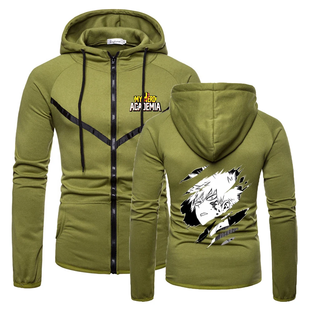 Men Anime My Hero Academia Bakugou Katsuki High Quality Comfortable All-match Sportswear Sweatshirt Solid Color Style Hoodies
Men Anime My Hero Academia Bakugou Katsuki High Quality Comfortable All-match Sportswear Sweatshirt Solid Color Style Hoodies