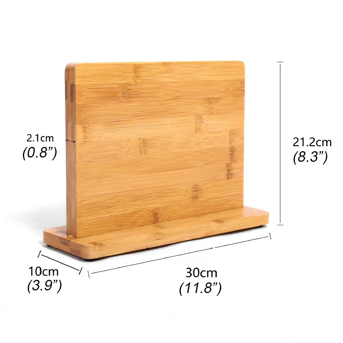 Magnetic Knife Holder with Powerful Magnet - Large Bamboo Wood Knife Block without Knives, Double Side Universal Knife Block
Magnetic Knife Holder with Powerful Magnet - Large Bamboo Wood Knife Block without Knives, Double Side Universal Knife Block