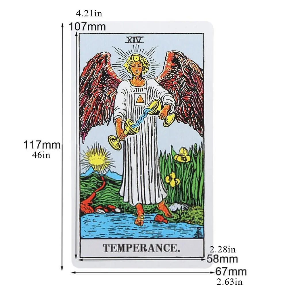 78Pcs/Set Hot Sale Full English Radiant Rider Wait Tarot Cards Factory Made Smith Tarot Deck Board Game Cards dropshipping
78Pcs/Set Hot Sale Full English Radiant Rider Wait Tarot Cards Factory Made Smith Tarot Deck Board Game Cards dropshipping