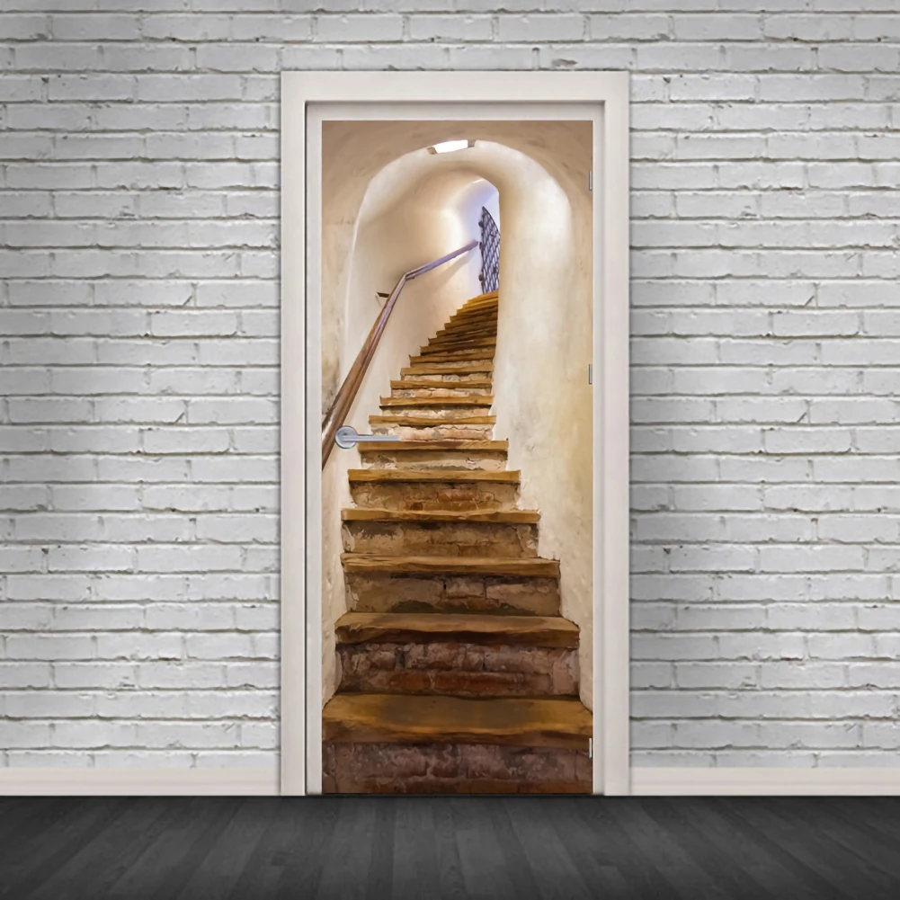 Three-dimensional Staircase Stickers 3D Simulation Door Stickers Removable Bedroom Living Room DIY Renovation Wallpaper Easy
Three-dimensional Staircase Stickers 3D Simulation Door Stickers Removable Bedroom Living Room DIY Renovation Wallpaper Easy