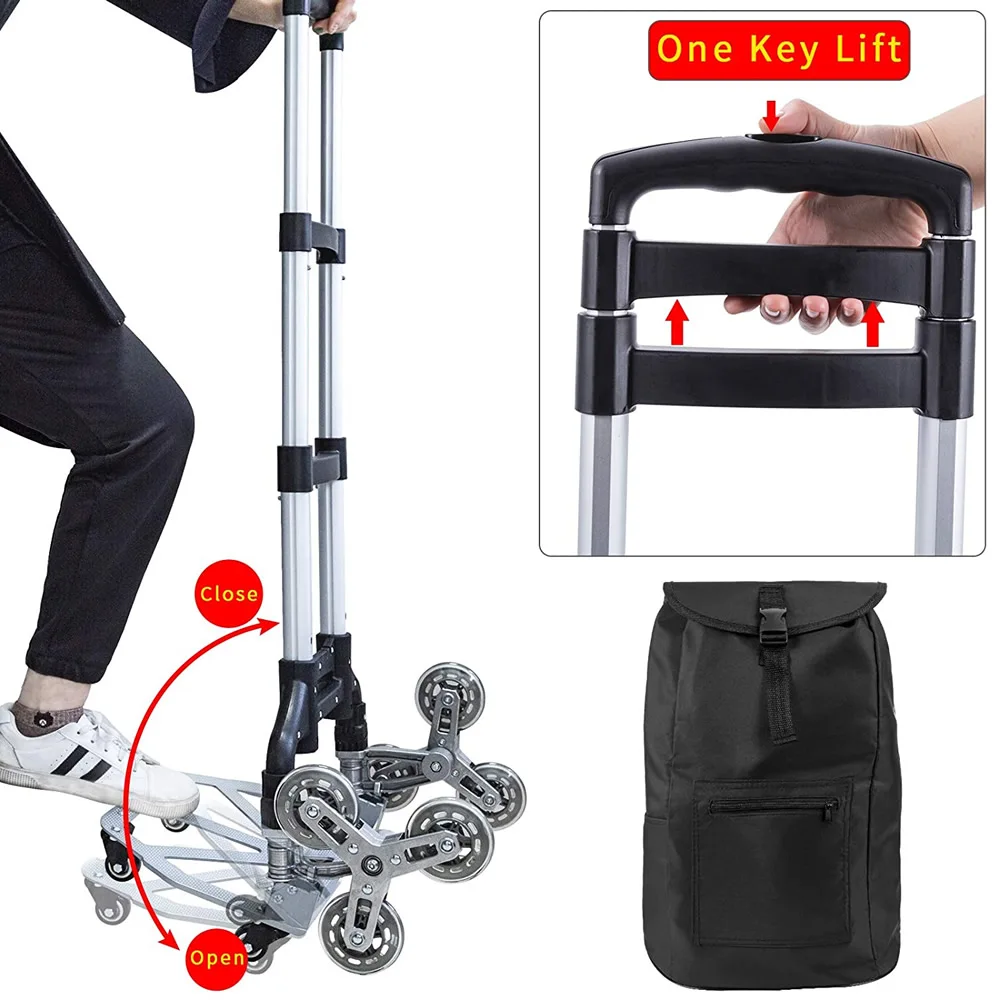 150kg Heavy Duty Foldable Hand Sack Wheel Trolley Folding Truck Barrow Cart Travel Luggage Shopping Cart Portable Home Use Cart
150kg Heavy Duty Foldable Hand Sack Wheel Trolley Folding Truck Barrow Cart Travel Luggage Shopping Cart Portable Home Use Cart