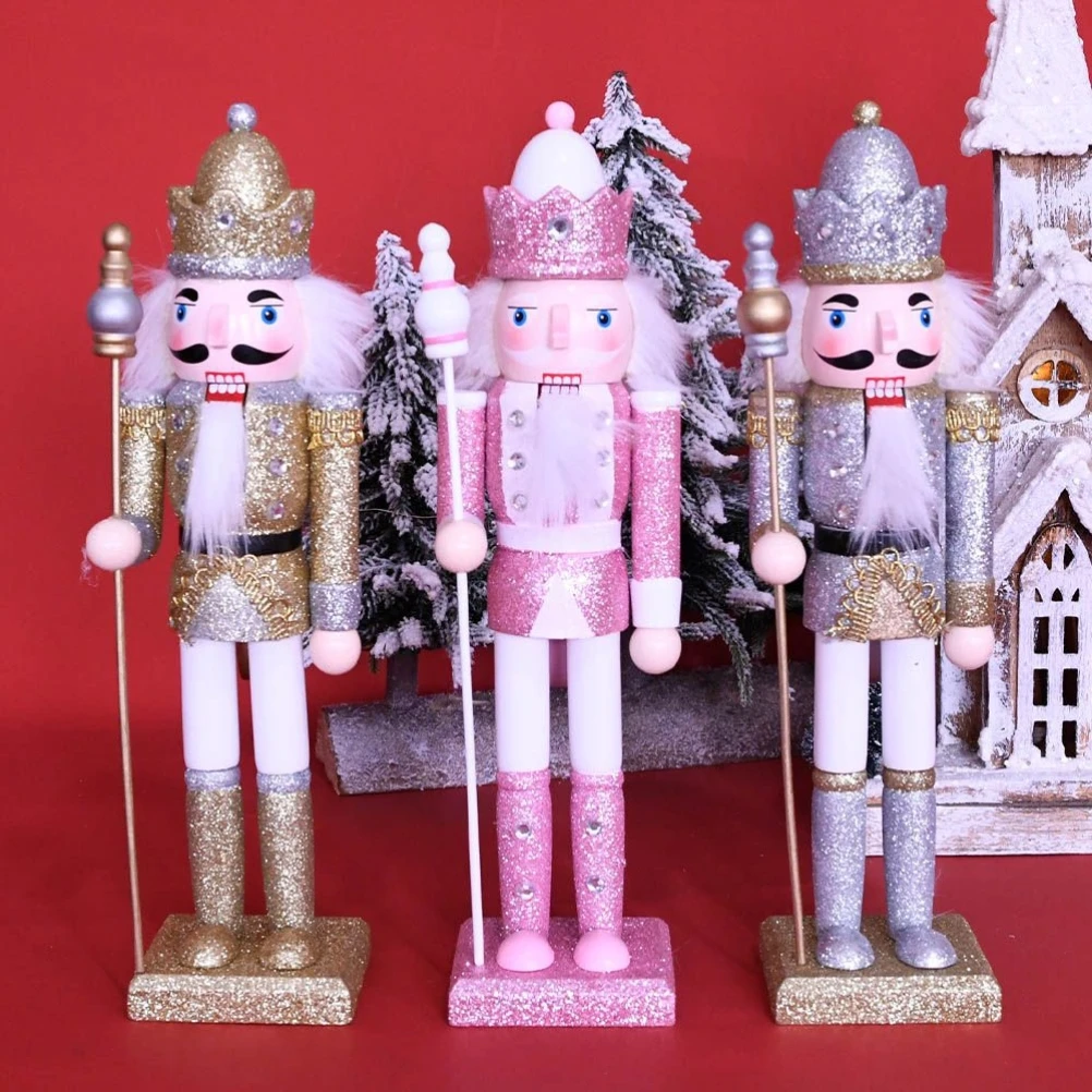 Nutcracker Wooden King Ornament Nutcracker Walnut Soldier Puppets for Christmas Party Decoration рождество
Nutcracker Wooden King Ornament Nutcracker Walnut Soldier Puppets for Christmas Party Decoration рождество