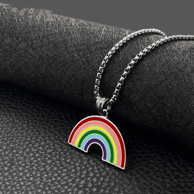 Colorful Best Friend Stainless Steel Pendant Necklace for Female Delicate Rainbow Friendship Necklace Choker BFF Gift
Colorful Best Friend Stainless Steel Pendant Necklace for Female Delicate Rainbow Friendship Necklace Choker BFF Gift