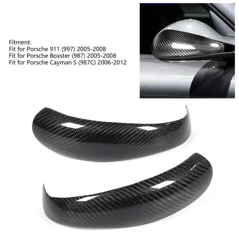 for Porsche Boxster/Cayman 997 911 987 Carbon Fiber Rearview Mirror Cover Protective Cover
for Porsche Boxster/Cayman 997 911 987 Carbon Fiber Rearview Mirror Cover Protective Cover